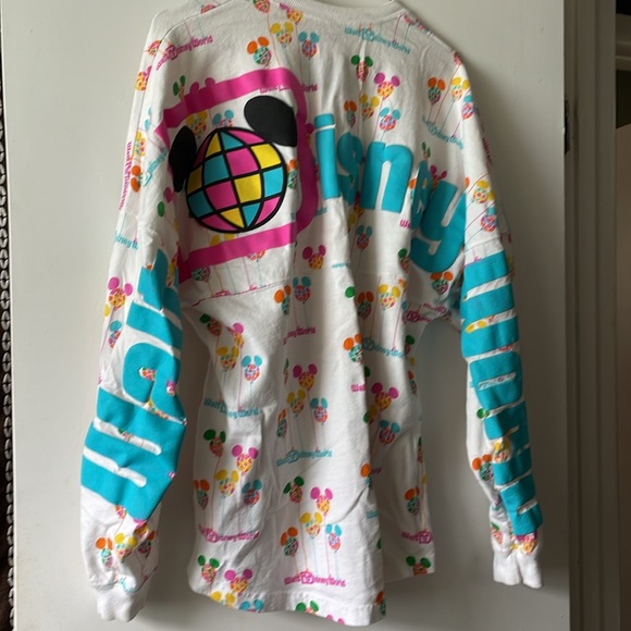 Disney Adult Spirit Jersey- Mickey Mouse Balloons - Picture 4 of 5